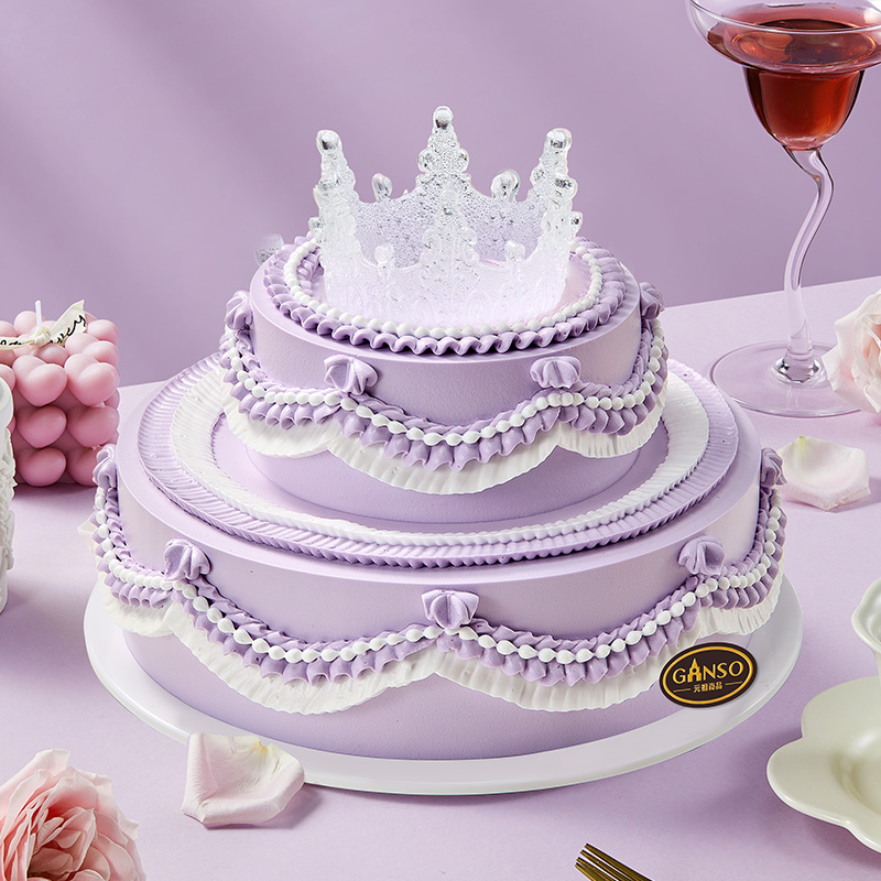 【多层】元祖生日蛋糕女神驾到同城网红纪念日订婚甜品送礼下午茶 - 图1