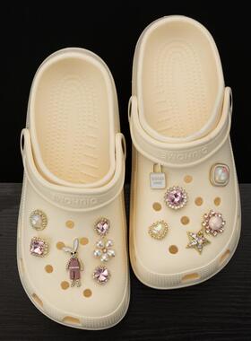 失落土星立体鞋花适配Crocs