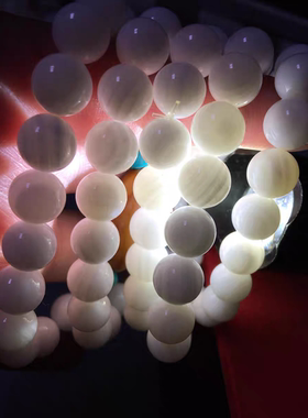 天然保真正品海底玉化贝壳手串手链女款文玩佛珠单圈10mm圆珠无虫