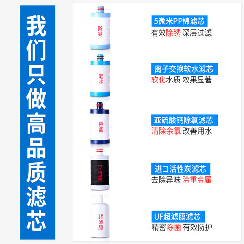 滤芯BidetKing新款净水器滤芯除锈软水除氯除味除菌过滤泥沙 - 图1