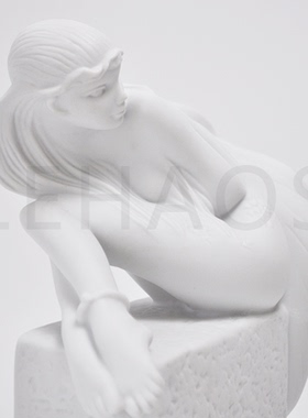 双鱼座外贸北欧风纯白色创意陶瓷