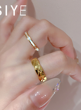 个性女戒无品牌钛钢时尚女