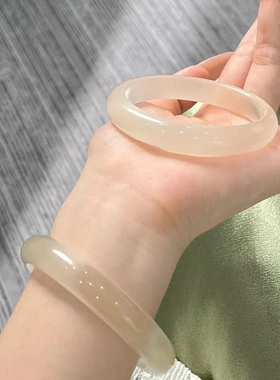 自有工厂猫眼石手镯冰冰蓝香槟金白月光玻璃细支银灰紫色旅游