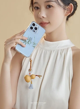 『道长安』为晚天然葫芦手机挂件钥匙汽车书包挂饰包包车内小饰品