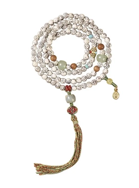 禅木匠【小星辰】天然原籽星月菩提子多圈手串女佛珠高密项链手链