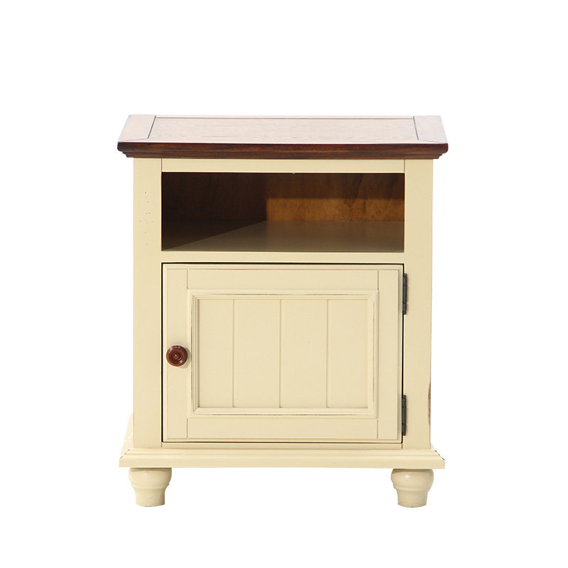 爆品美式床头柜实木田园家具沙发边几方几角几小户型边柜BL007,淘宝优惠券,粉丝福利购,淘宝优惠卷