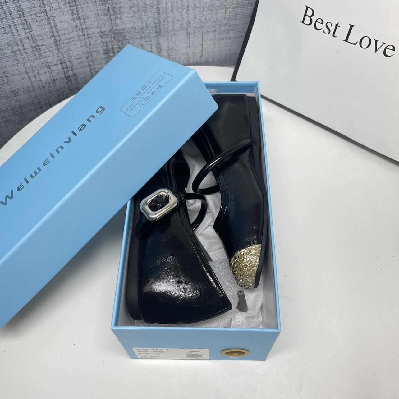 隐形内增高4CM浅口单鞋女2025秋季拼接平底方头小个子玛丽珍女鞋,淘宝优惠券,粉丝福利购,淘宝优惠卷