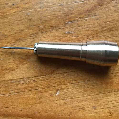 布艺DIY工具缝包皮革手缝器手推针锥子皮具手工箱包补鞋缝纫配件 - 图1