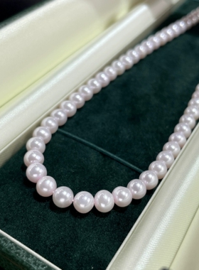 天然淡水珍珠几乎无暇s925项链