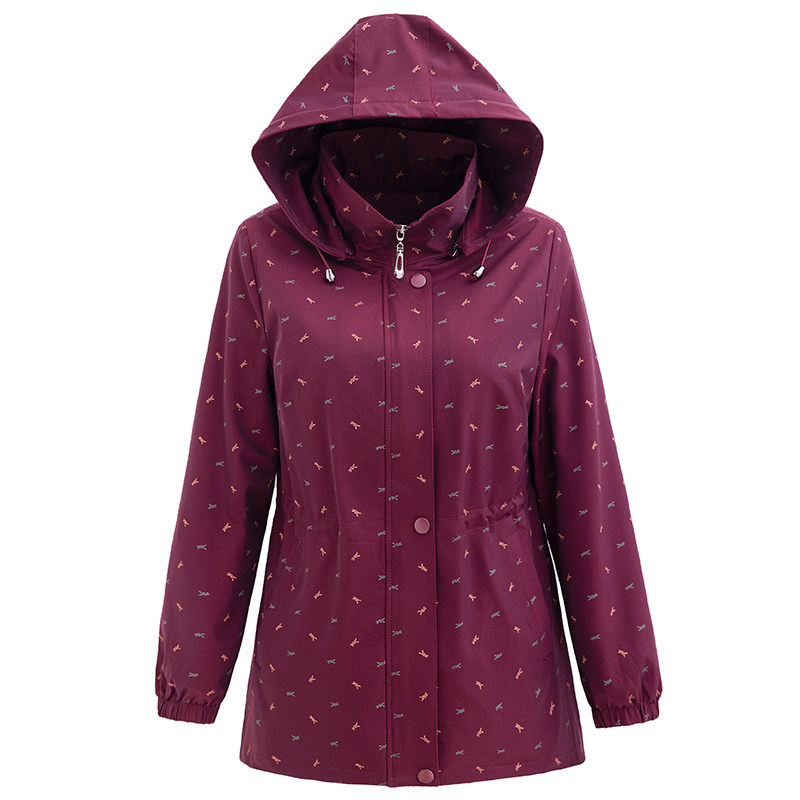 妈妈秋装外套2024新款中老年人女装洋气风衣时尚宽松春秋短款夹克,淘宝优惠券,粉丝福利购,淘宝优惠卷