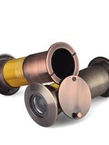 Security door cat eye door mirror doorbell household high definition wide-angle lens 35 universal metal anti-prying cat eye shelter cover