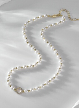 【赖美云李佳佳同款】Godsend由米秋月施家珍珠项链玉髓吊坠颈链