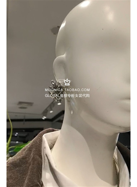 MOUSSY日系花朵百搭耳环饰品女