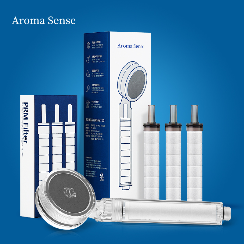 AromaSense花洒过滤器淋浴家用除氯花洒过滤器滤芯除锈杂净水通用