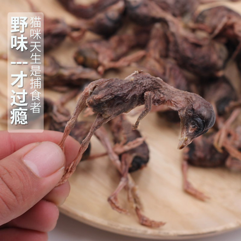 鹌鹑冻干猫零食猫咪零食增肥发腮生骨肉磨牙补钙宠物狗狗成幼猫粮 - 图2