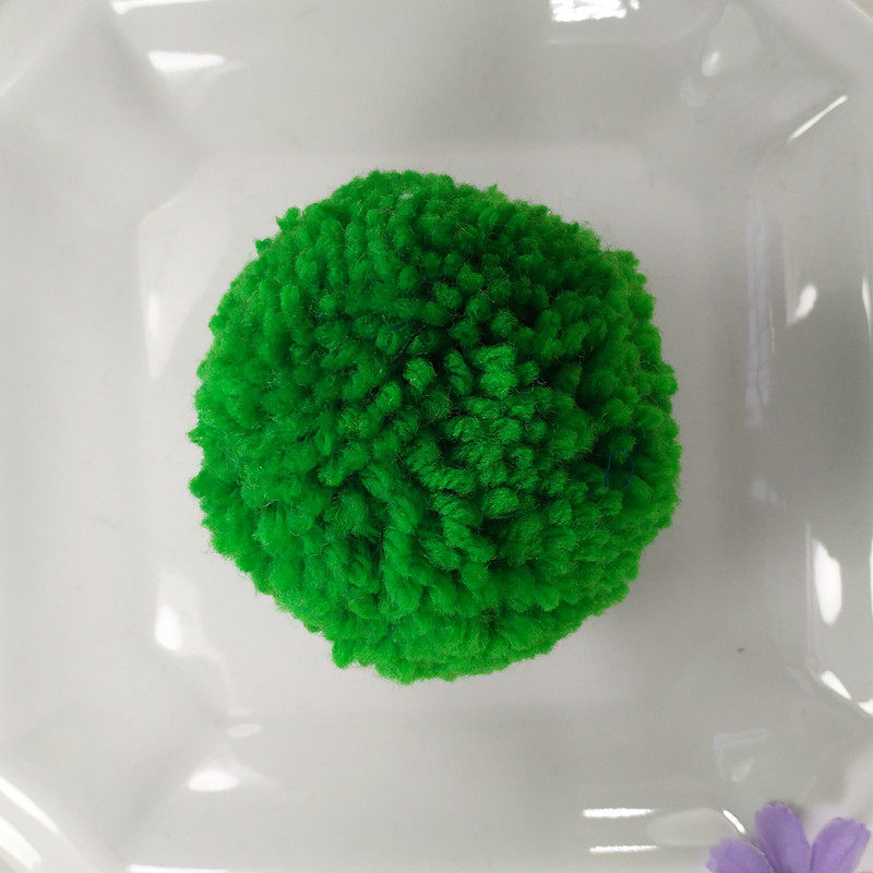 8cm毛线圆球彩色球球毛毛绒球大diy手工材料包鞋帽子箱包挂件1个,淘宝优惠券,粉丝福利购,淘宝优惠卷