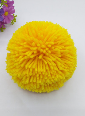 10cm彩色毛绒球diy手工鞋帽包包