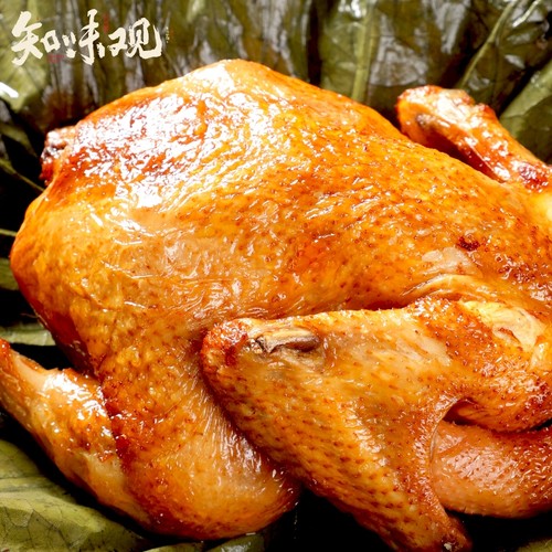 知味观正宗荷叶叫花鸡包邮扒鸡杭州特产烤鸡即食真空叫化鸡 - 图2