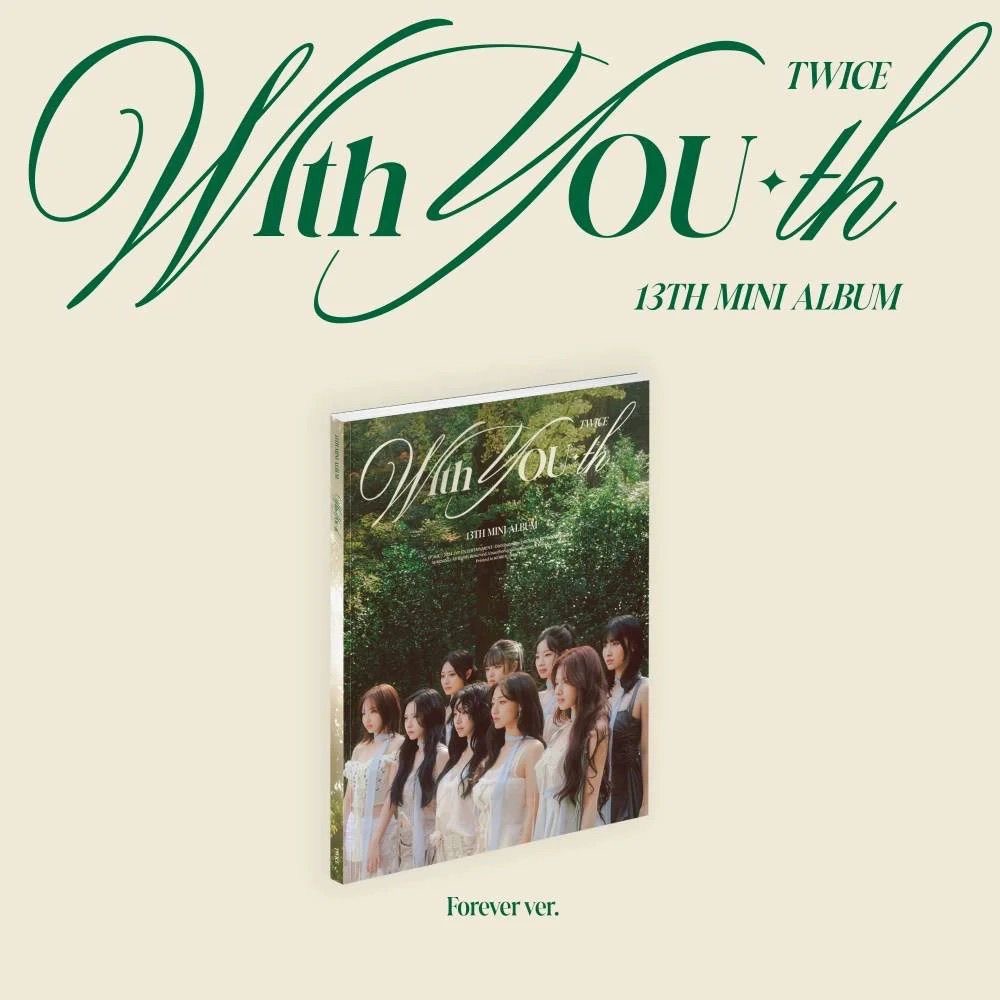 现货包邮 TWICE 迷你13辑 With YOU-th WYT mini13专辑有预售礼 - 图1