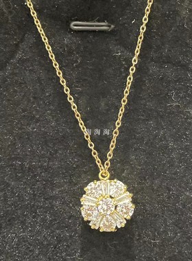 镀金钛钢锆石设计大牌类似款轻奢