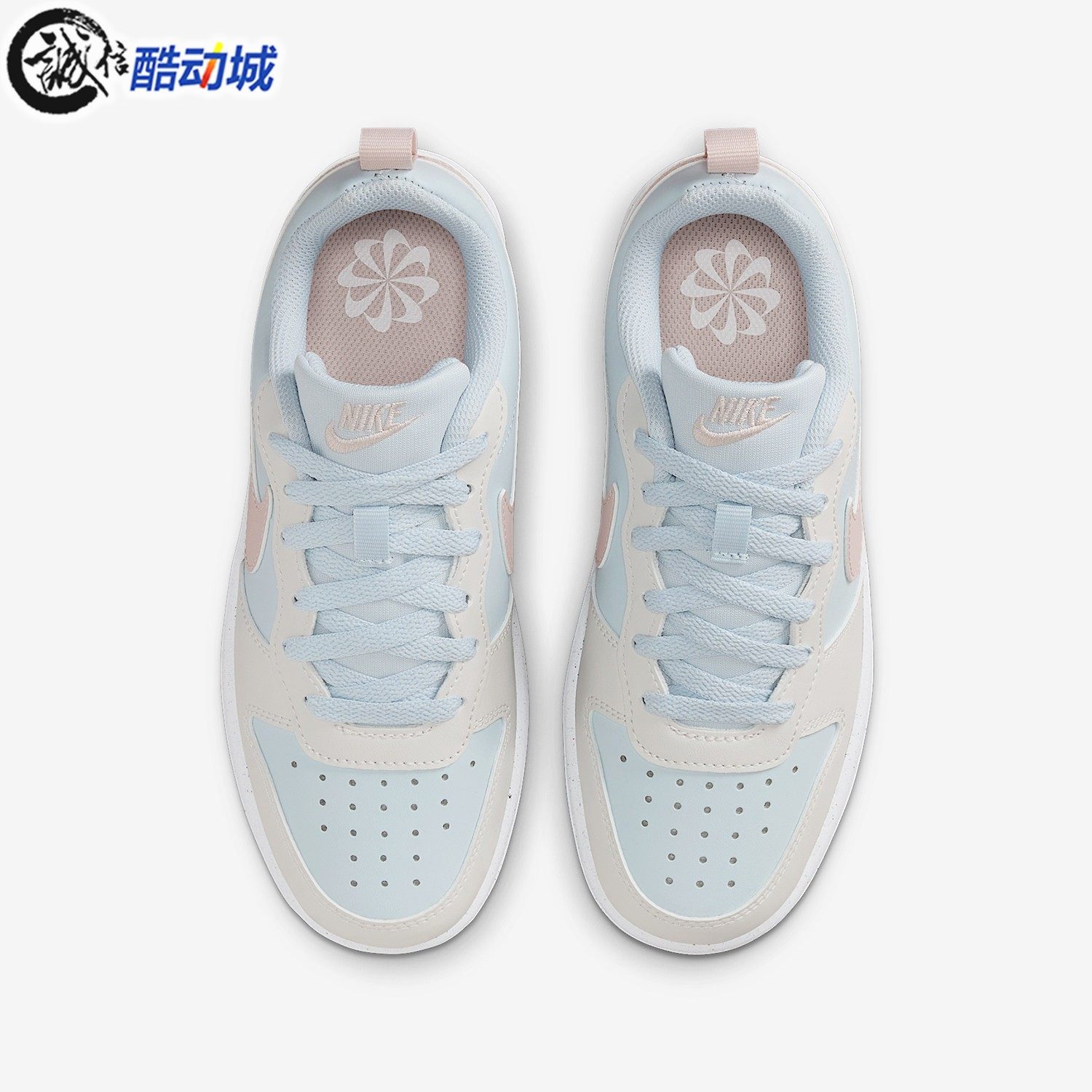 Nike耐克大童鞋2026春新款COURT运动休闲透气百搭板鞋 DV5456-404,淘宝优惠券,粉丝福利购,淘宝优惠卷