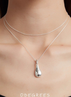 长款水滴吊坠百搭毛衣链