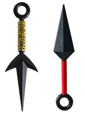 火影忍者武器飞雷神四代目苦无COS忍者周边手里剑PU儿童动漫玩具