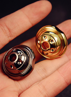 黄铜星球刀坠指尖陀螺个性edc伞绳坠解压旋转高奢挂坠吊坠铜工艺