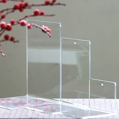 Один прозрачный акриловый минималистский кристаллический текстурная книжка стоит на барьеры книги «Барьер» для книжных папков для настройки плюс логотип
