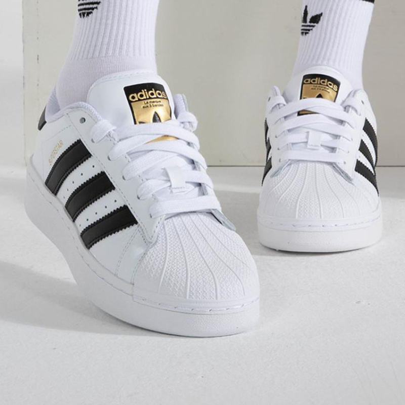 正品Adidas/阿迪达斯三叶草男女经典贝壳头板鞋运动休闲鞋 IF9995-图0