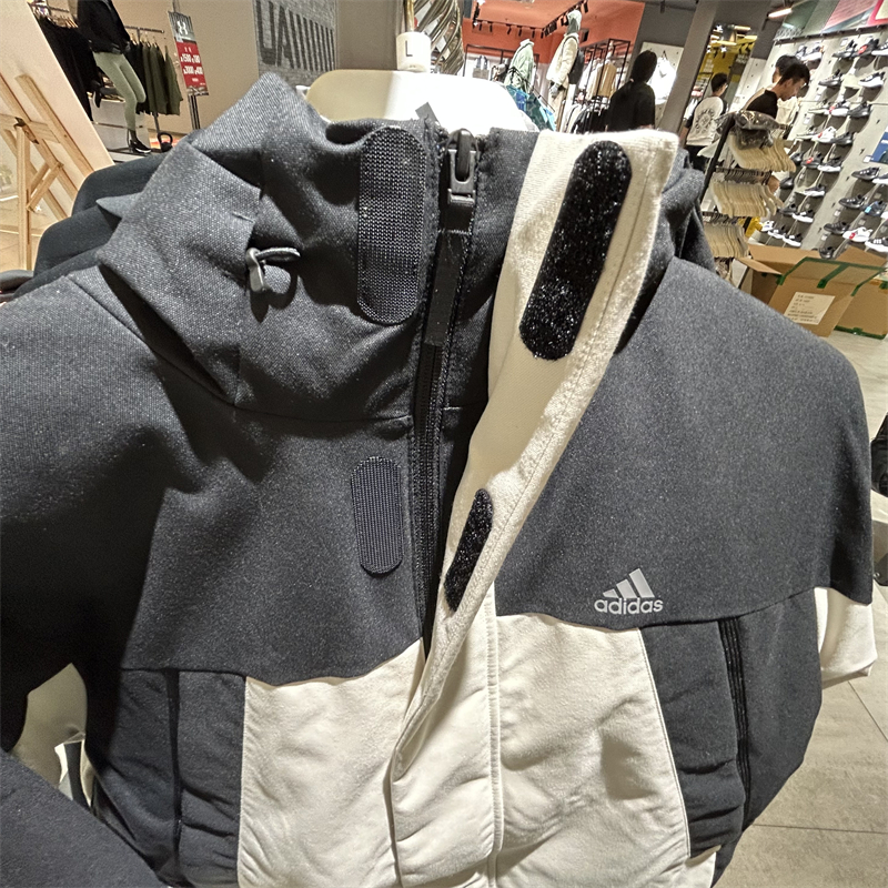 正品Adidas/阿迪达斯男子羽绒服外套防风休闲运动夹克外套 IL8920 - 图2