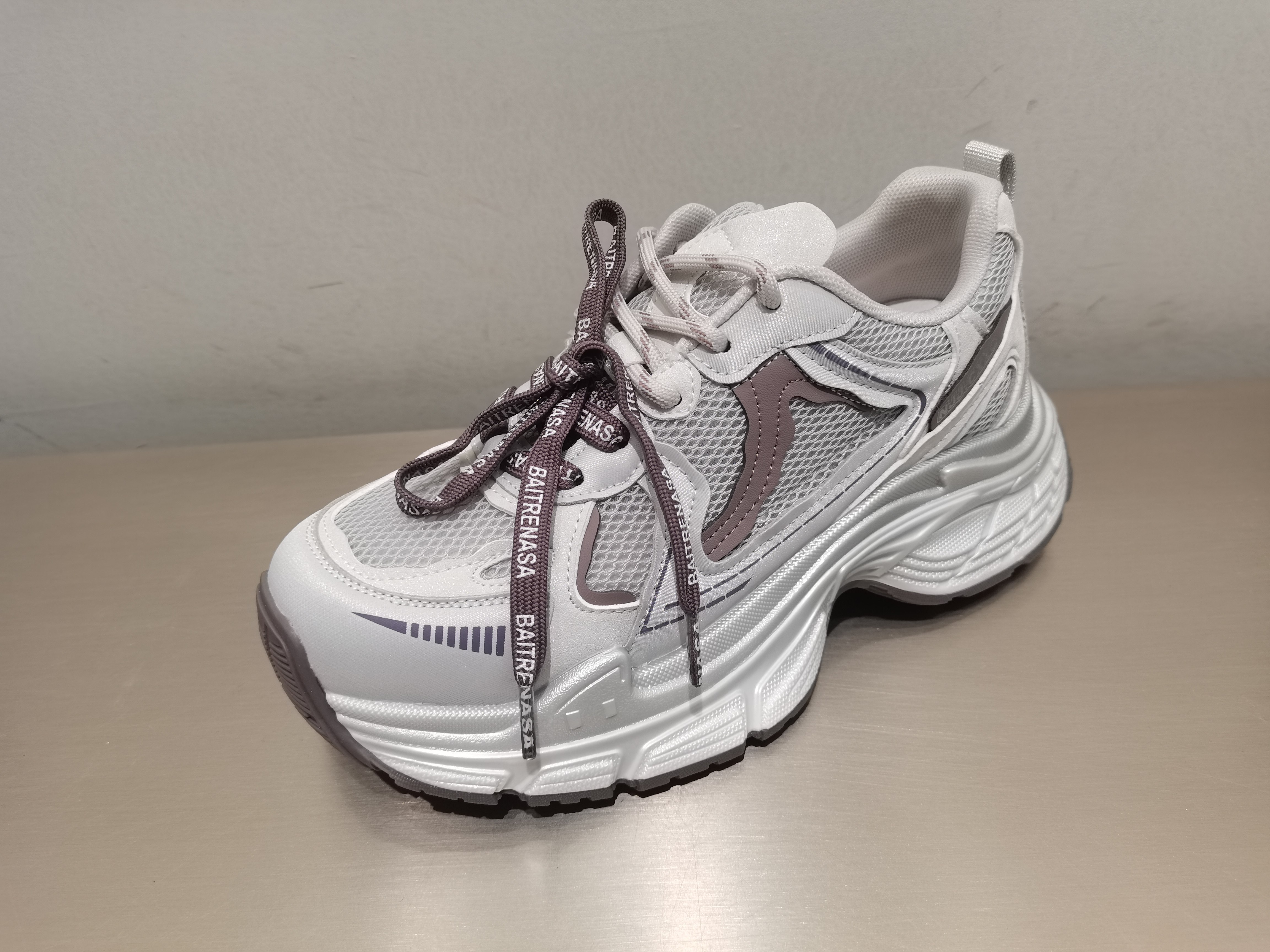 2026春季新款真皮女鞋爆款厚底增高老爹鞋防滑慢跑百搭运动休闲鞋,淘宝优惠券,粉丝福利购,淘宝优惠卷