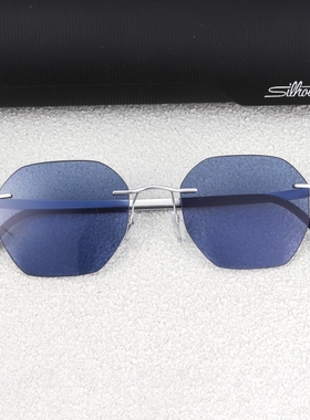 诗乐无螺丝超轻无框纯钛时尚墨镜