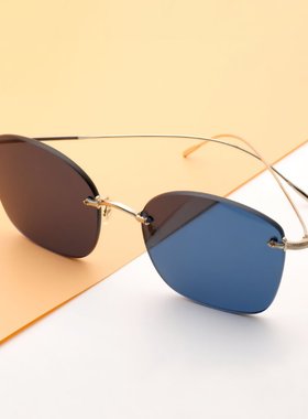 OLIVERPEOPLES无框防紫外线墨镜