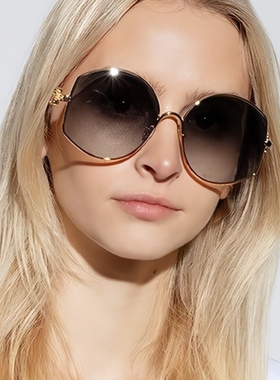 LOEWE时尚潮流防紫外线大框墨镜