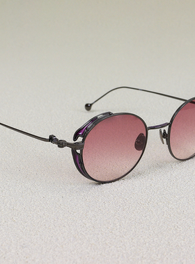 日本MATSUDA复古潮流圆框太阳镜