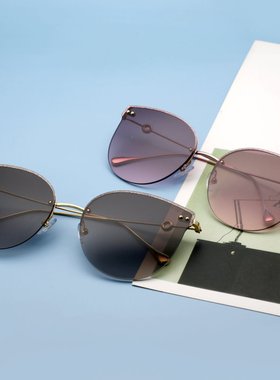 VEDIVERO严正花同款猫眼女墨镜