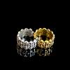 925 silver earrings E312 silver punk style ear cuff old retro trendy card ring Japanese and Korean gold