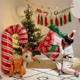 Рождественские украшения рождественские украшения фоновый макет фотография реквизита воздушный шар -флаг