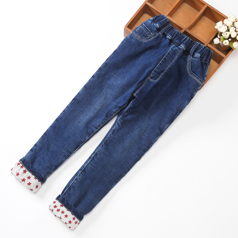 冬季女童夹棉牛仔裤秋冬2025新款中大童加绒棉裤外穿儿童保暖裤冬,淘宝优惠券,粉丝福利购,淘宝优惠卷
