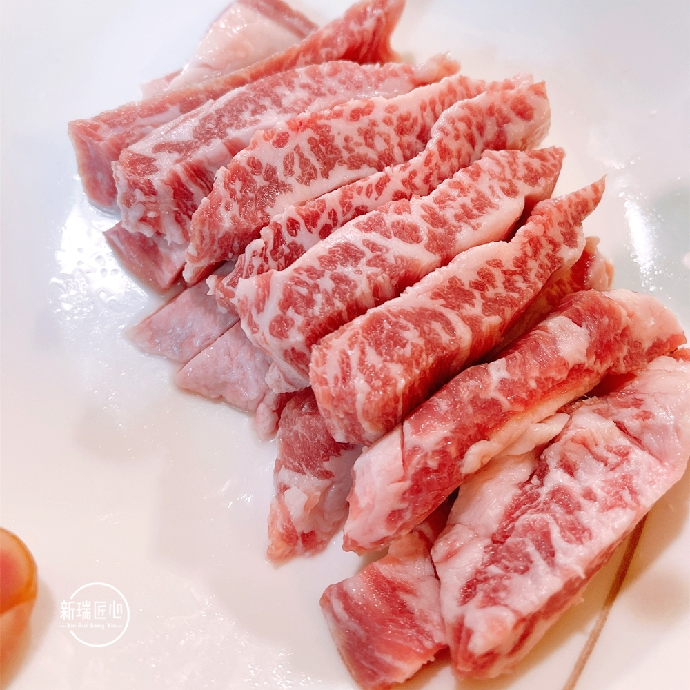 西班牙进口伊比利亚黑毛猪肉500g 下颚下颌肉 SECRETO烧烤肩肌肉 - 图0