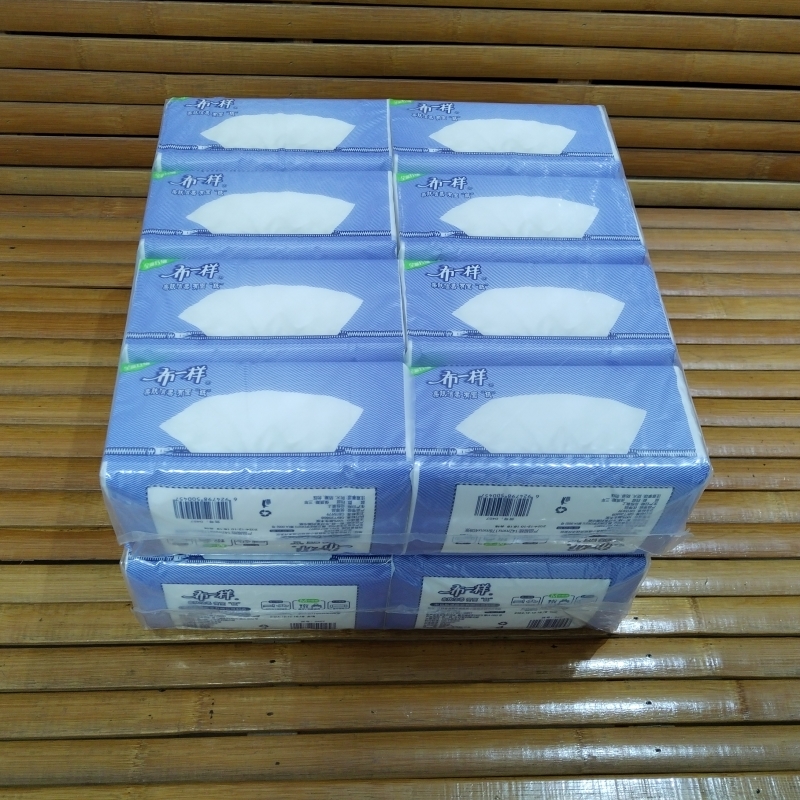 布一样抽纸408张4层纸巾抽取式面巾纸家庭实惠卫生纸餐巾纸8包 - 图2