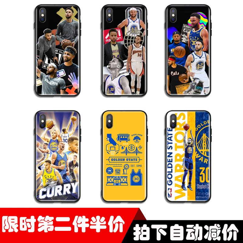 NBA斯蒂芬Curry同款库里手机壳适用小米8/9黑鲨23pro/helo红米k20 - 图1