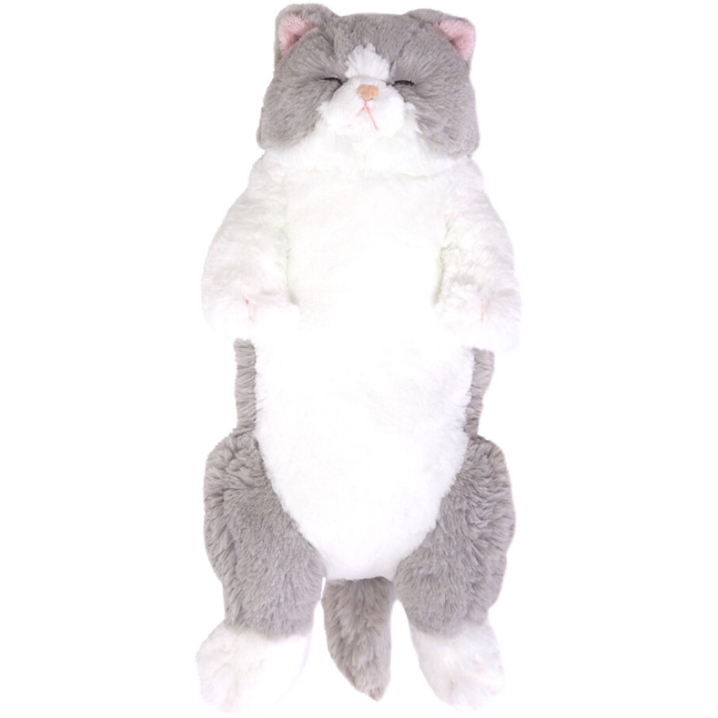 日本正版代购 sunlemon睡着的猫 打呼噜的猫 毛绒公仔安抚玩偶 - 图3