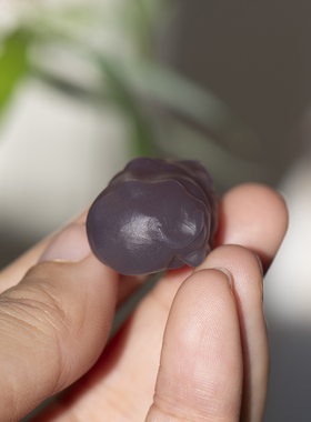 天然紫罗兰玛瑙帝王紫吊坠