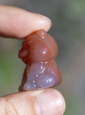 天然玛瑙12生肖虎本命年吊坠