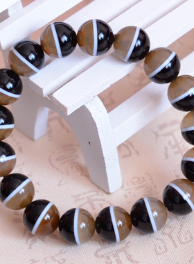 蚕丝玛瑙手链天然缠丝招财时尚