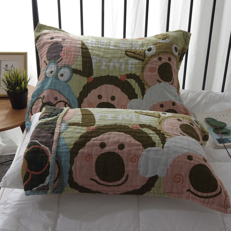 新款纯棉纱布枕巾一对装加厚柔软透气吸汗成人单人情侣全棉枕头巾,淘宝优惠券,粉丝福利购,淘宝优惠卷