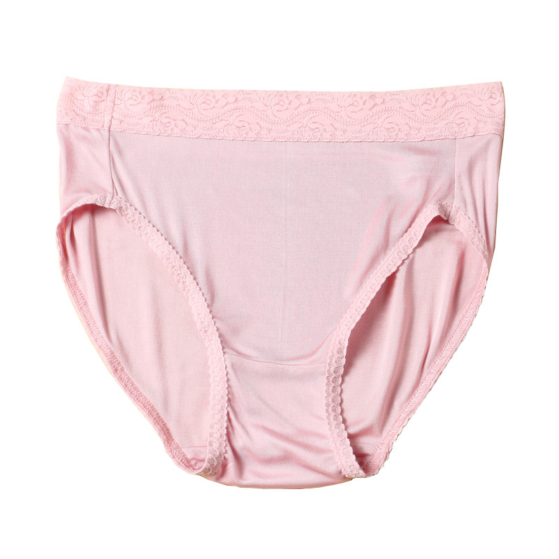 桑蚕丝真丝针织内裤双面绸蕾丝中高腰三角内裤无痕透气纯色女短裤,淘宝优惠券,粉丝福利购,淘宝优惠卷