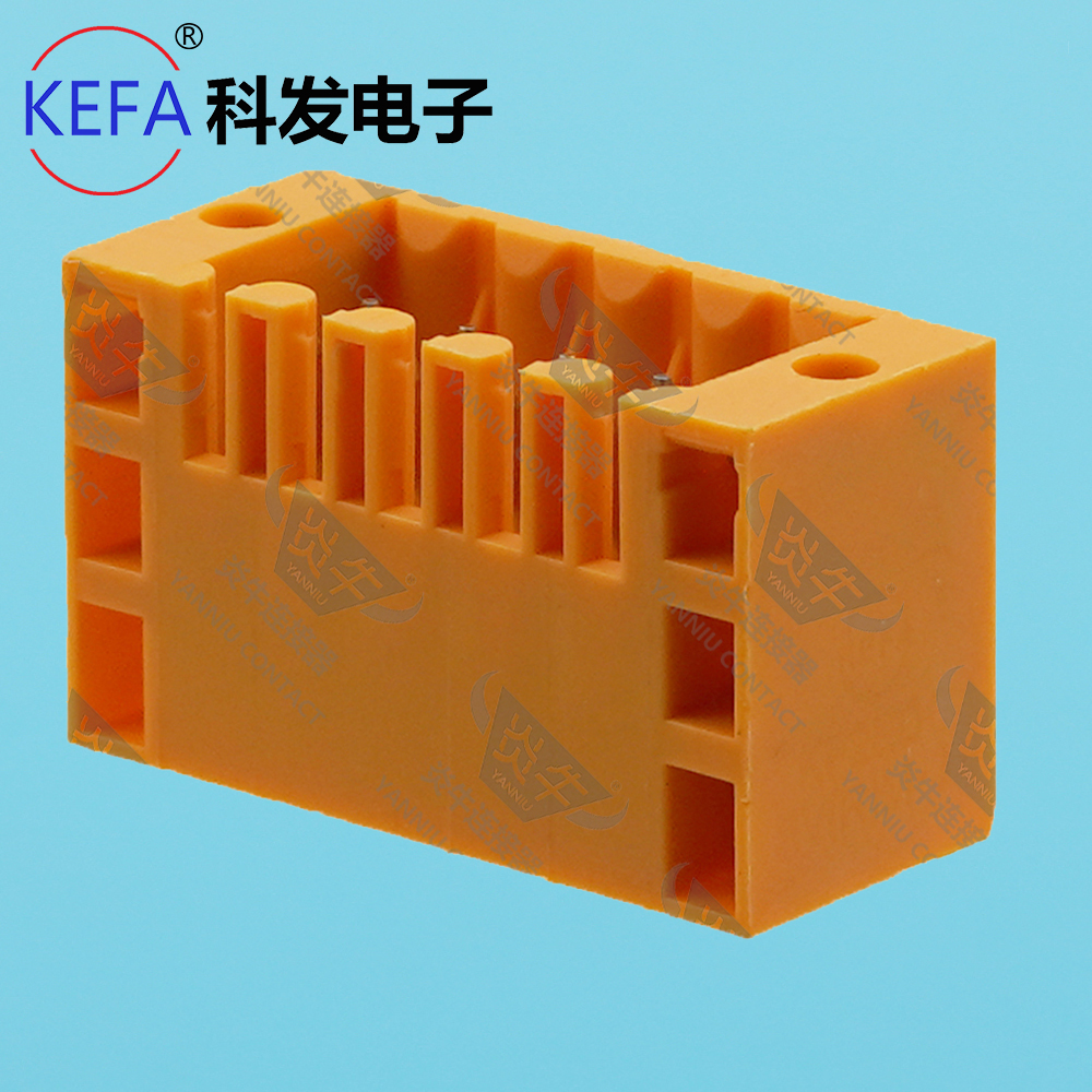 KF2EDGERM 双层插拔式PCB接线端子 3.5mm 接线端子连接器